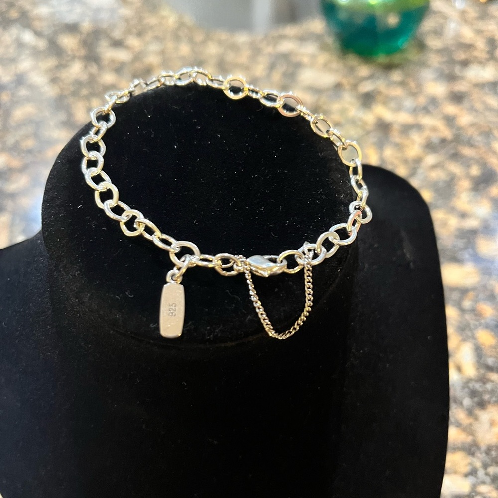 James Avery 925 forged link bracelet 8”